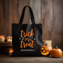 Trick or Treat Laranja Rascunho Moderno Halloween