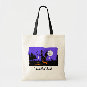 Bolsa Tote "Trick or Treatores" Halloween Loot Bag