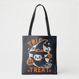 Bolsa Tote Trick ou trata o Fantasma da Bruxa