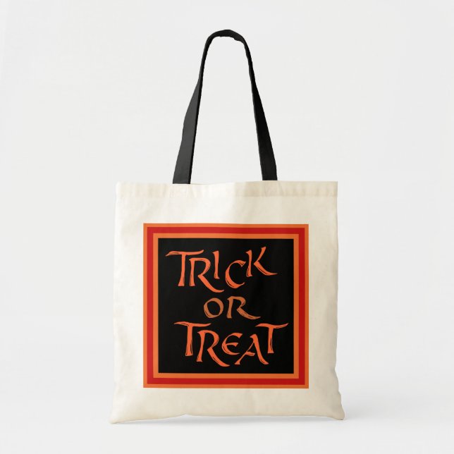 Bolsa Tote Trick ou Tratar - (Frente)