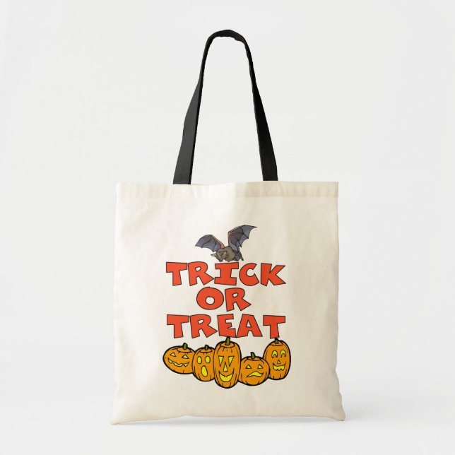 Bolsa Tote Trick Ou Tratar Bag (Frente)