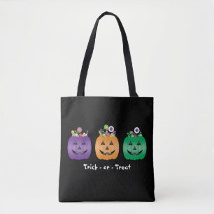 Bolsa Tote Trick Ou Tratar O Jack De Halloween O Lantern Cand