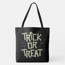 Bolsa Tote Trick ou Tratar Ossos