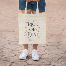 Trick ou Tratar Tote Bag Personalizada do Hallowee