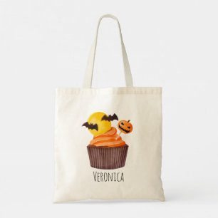 Bolsa Tote Trick ou Treine o Dia das Bruxas do Cupcake