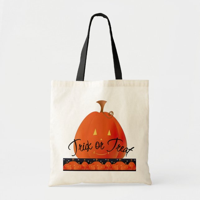 Bolsa Tote Trick ou Treine o Halloween (Frente)