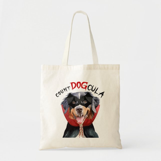 Bolsa Tote Trick ou Treino de Cachorro de Montanha Bernesa (Frente)
