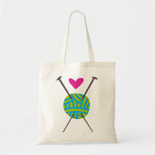 Bolsa Tote Tricô De Amor