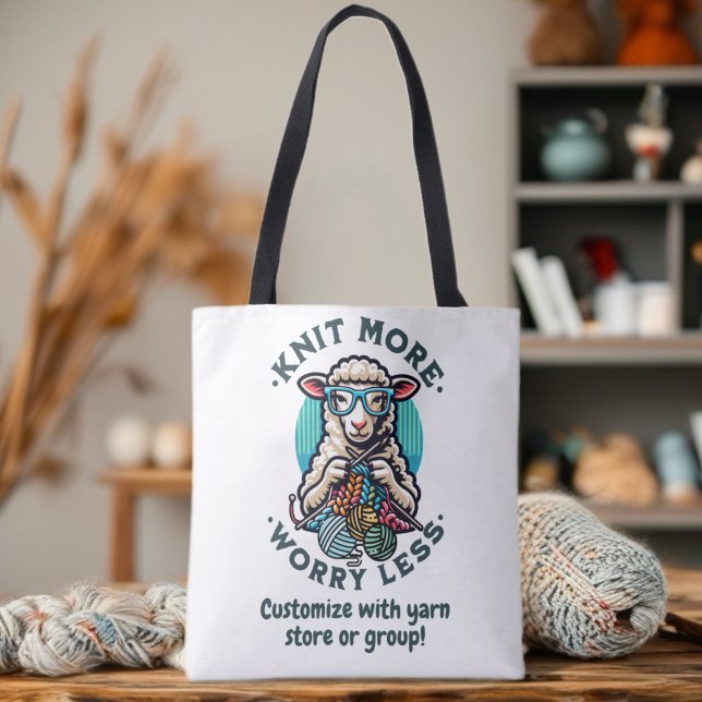 Bolsa Tote Tricô Mais (Discover the perfect project bags and tote bags for crafters, knitters, and crocheters! )