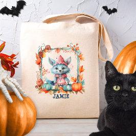Bolsa Tote Tricot ou Travessura de Raposa Personalizado para 