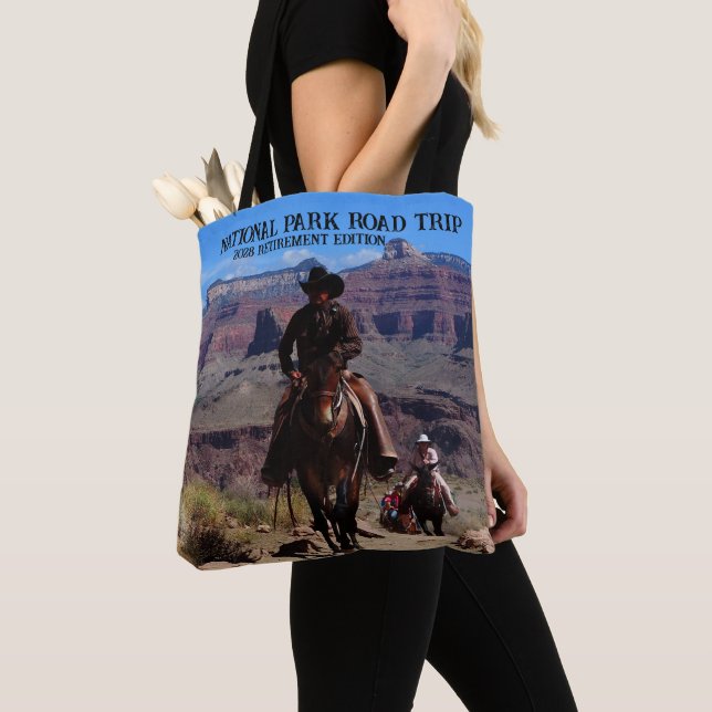 Bolsa Tote Trilha de Estradas de Retimento Nacional dos Parqu (Close Up)