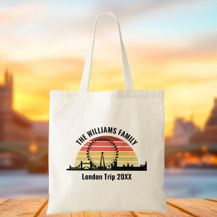 Bolsa Tote Trilha de Família Personalizada Sunset da Inglater
