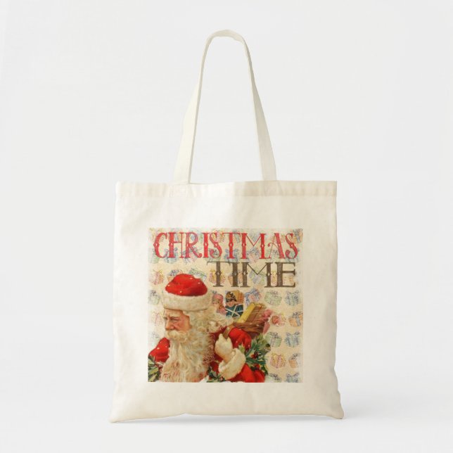 Bolsa Tote Trilha de Natal Desagradável Personalizada (Frente)