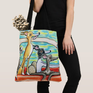 Bolsa Tote Trilha rodoviária italiana dos Greyhounds