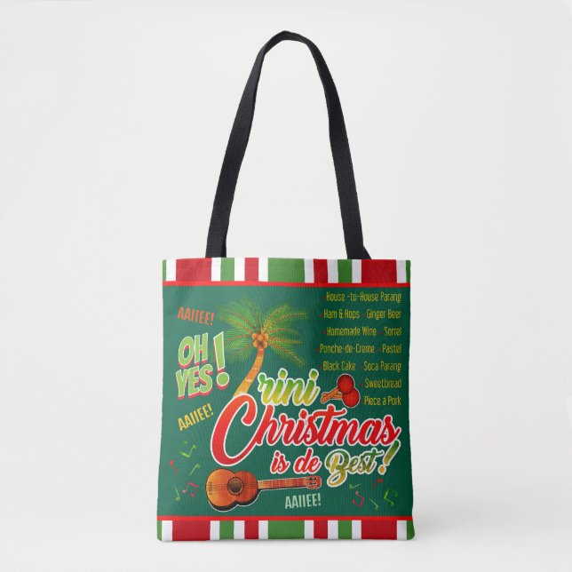 Bolsa Tote Trini Natal é o Melhor no GREEN (Frente)