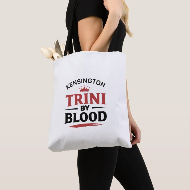 Bolsa Tote TRINI pelo BLOOD WHITE (Close Up)