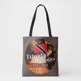 Bolsa Tote "Trinidad e Tobago Est. Sunset De 1962" Com Sinali