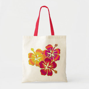 Bolsa Tote trio do hibiscus