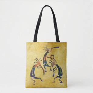 Bolsa Tote Trio do músico de KOKOPELLI + suas ideias