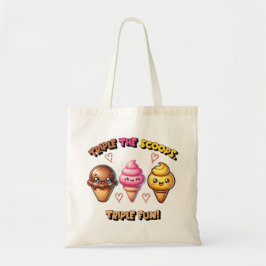 Bolsa Tote Triple os Scoops, Triple Divertido!