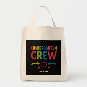 Bolsa Tote Tripulação Infantil Engraçada De Jardim De Infânci