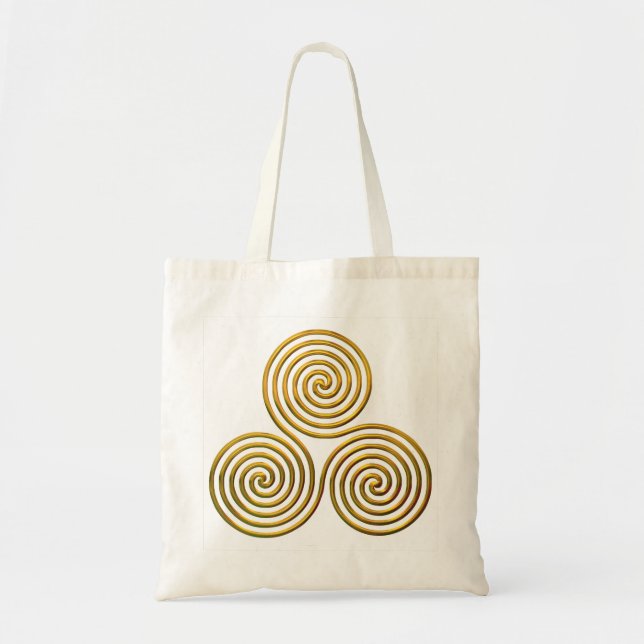 Bolsa Tote Triskele-gold (Frente)