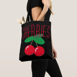 Bolsa Tote Triturias Frutas de Saco Negro Negro