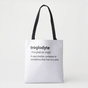 Bolsa Tote Troglodyte - Espeleologia De Cavernas Engraçadas