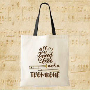 Bolsa Tote Trombone Tudo que você precisa é amor