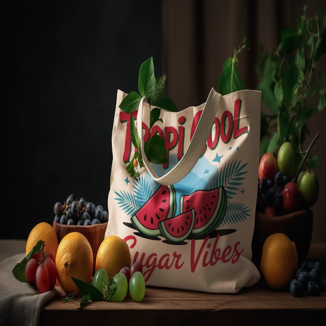 Bolsa Tote Tropi Cool Sugar Vibes  (Tropi Cool Sugar Vibes Tote Bag)