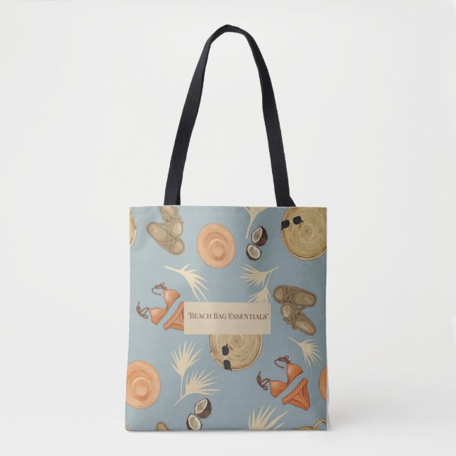 Bolsa Tote "Tropical Boho Getaway" (Frente)