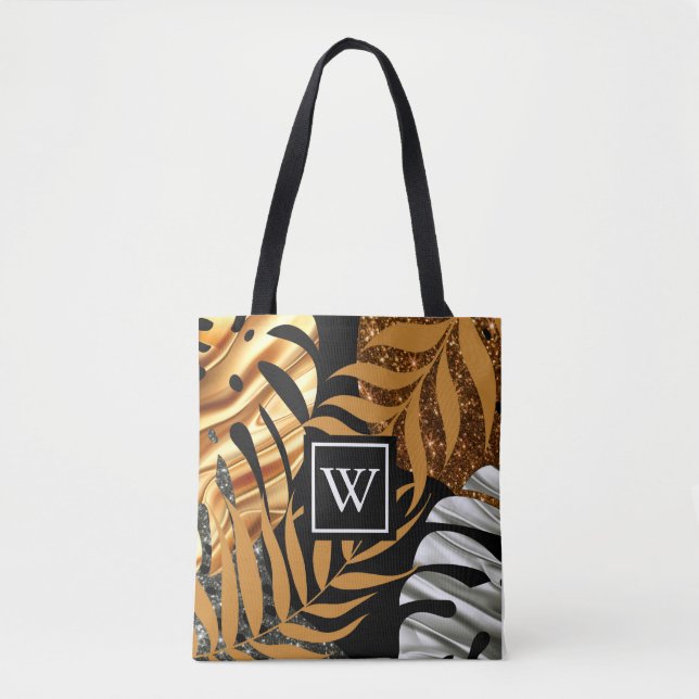 Bolsa Tote Tropical Floral (Frente)