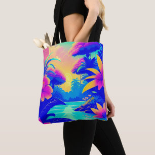 Bolsa Tote Tropical Floral 2