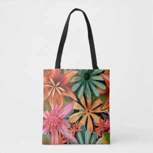 Bolsa Tote tropical/havaiano/floral/floral