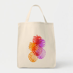 Bolsa Tote Tropical Hawaiana de Momona Pineapple