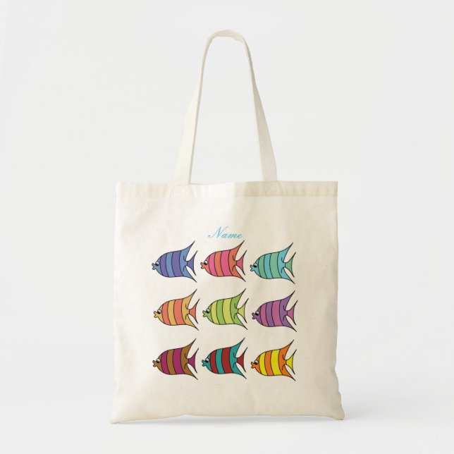 Bolsa Tote Tropical Peixe Tropical Thunder_Cove multicolor (Frente)