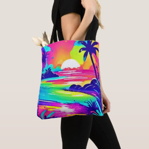 Bolsa Tote Tropical Rainbow Beach Dream