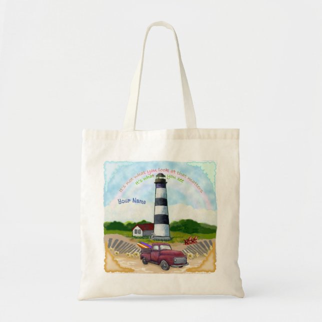 Bolsa Tote Truck Choice Lighthouse Saco (Frente)