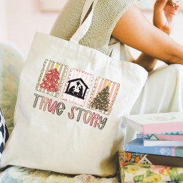 Bolsa Tote True Story Christmas Tote Bag