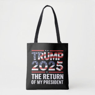 Bolsa Tote Trump 2025 O Retorno do Meu Presidente 47º EUA