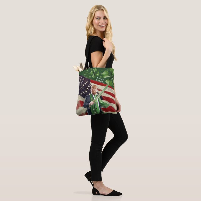 Bolsa Tote Trump do St. Paddy (No(a) Modelo)