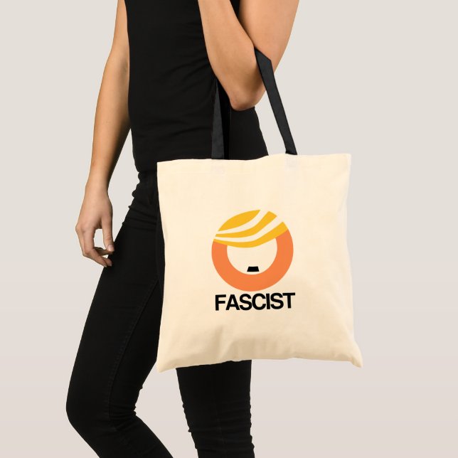 Bolsa Tote Trump é fascista (Frente (produto))