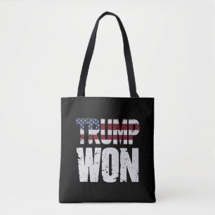 Bolsa Tote Trump Ganhou 47º Presidente dos EUA Ganhou Eleição