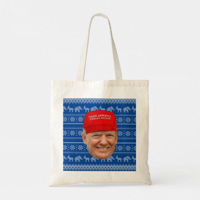 Bolsa Tote TRUMP MAGA Natal (Verso)