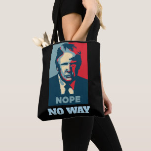 Bolsa Tote Trump Nope No Way Tot Bag