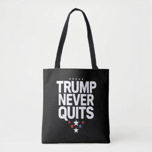 Bolsa Tote Trump Nunca Desiste Voto Patriótico Trump 2024