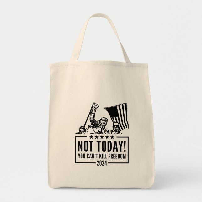 Bolsa Tote Trump Pro-Democracy 2024 - Tote Bag (Frente)