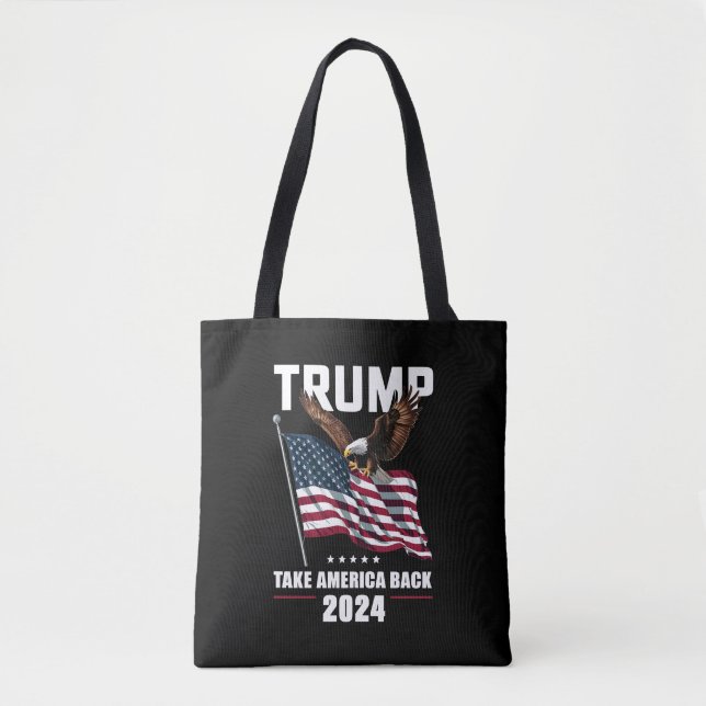 Bolsa Tote Trump Retomou as Eleições Americanas 2024 (Frente)