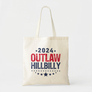 Bolsa Tote Trump Vance 2024 Outlaw Hillbilly US Flag