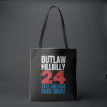 Bolsa Tote Trump Vance 2024 Outlaw Hillbilly US Flag Vintage<br><div class="desc">Trump Vance 2024 Outlaw Hillbilly US Flag Vintage</div>